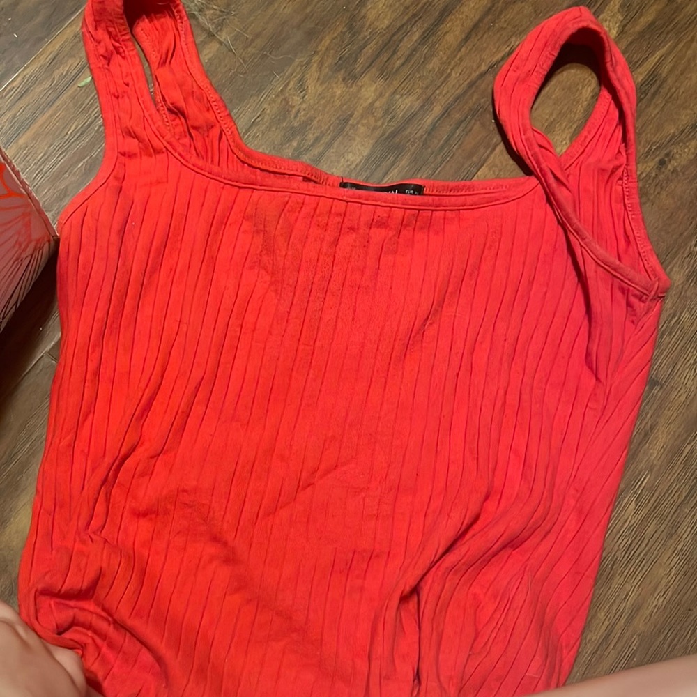 Shein tank top, red, xs, worn twice